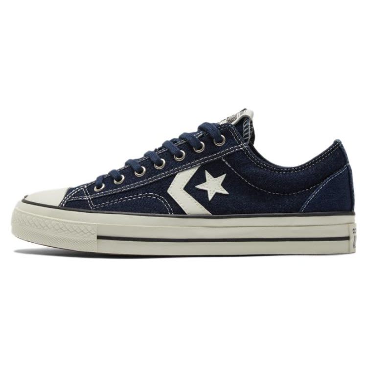 Converse Star Player 76 Slip Resistant Durable Low Top Skate Shoes Unisex Sneakers Denim-Blue A05185C