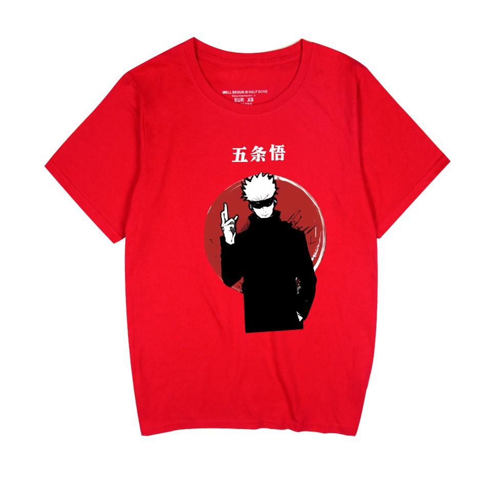 Jujutsu Kaisen Cartoon Tshirt Hip Hop Men Women Anime Print Top Tees Harajuku Tshirts Fashion Summer T-shirt