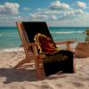 Brisbane Broncos Fashion Beach Towel: Ideal for Summer Adventures, Soft, absorbent and quick drying, suitable for swimming and bathing