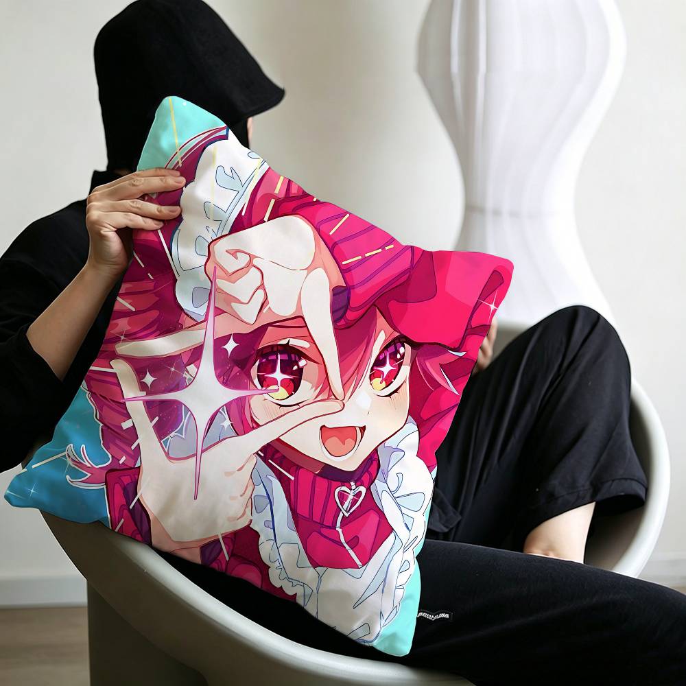 Popular Virtual Singer Kasane Teto Anime Pillow Gift Home Office Decoration Bedroom Sofa Car Cushion Cover case x