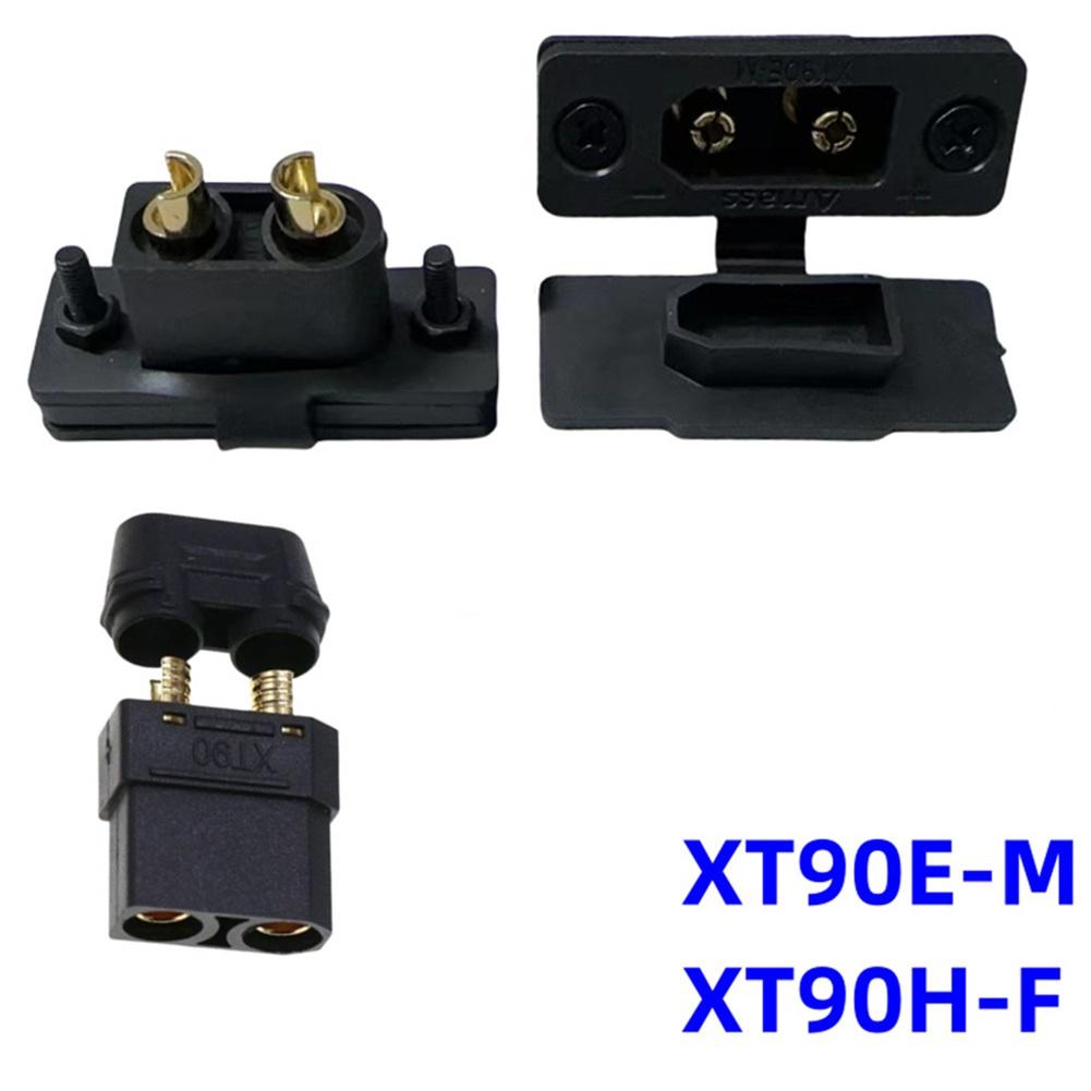 XT90H F & E M Connectors Gold Plated Solutions Designed to Handle Peak Currents of 120A in Various Remote Control Models