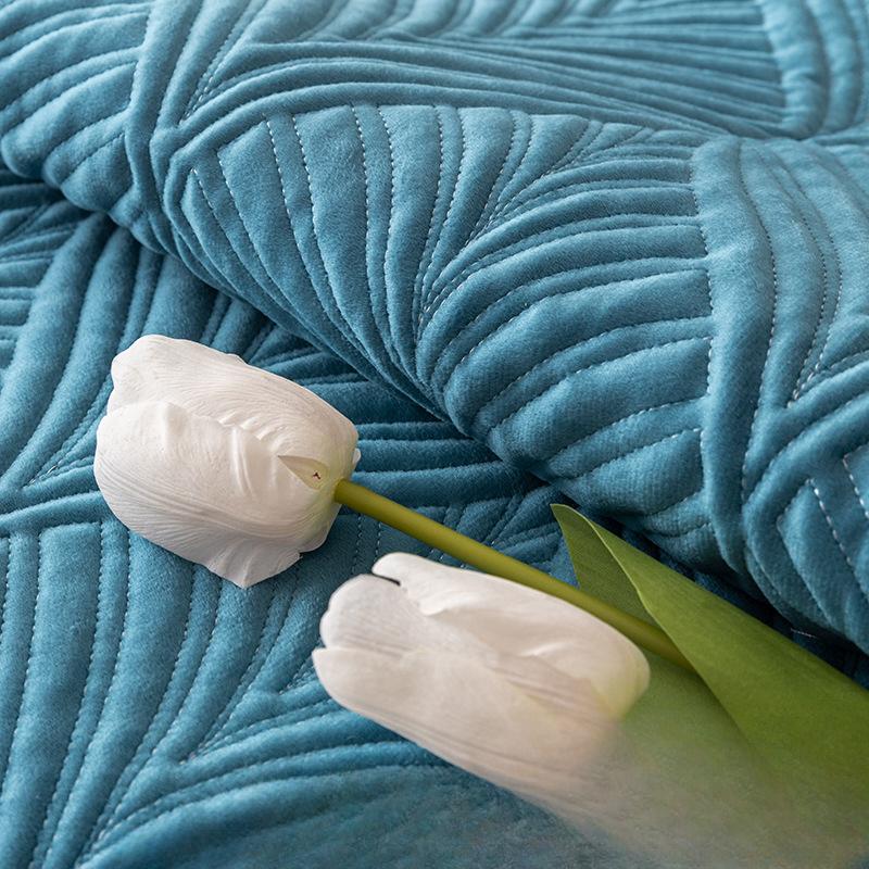 Nordic Simple Polštář na pohovku Zimní plyš Zesílený polštář Protiskluzový potah Látkový Potah na pohovku