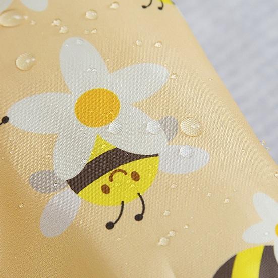 Dog Raincoat Cartoon Print Hooded Dog Rain Jacket with Leash Ring for Small Dogs Waterproof Pet Poncho with 2 Legs