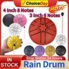 Tongue Drum 3 Inches 6 Notes Rain Drum 4 Inch 8 Notes Handpan Drum with Drum Mallet Sound Healing Instruments Rain Drumfor Yoga
