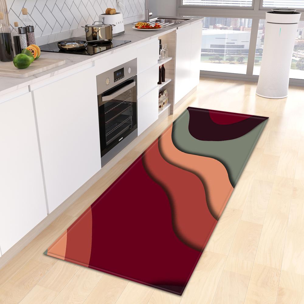 

Современный кухонный ковер, дверной коврик, ковер для крыльца, гостиной, спальни, прикроватной тумбочки, коридора, нескользящий напольный коврик 80x120cm