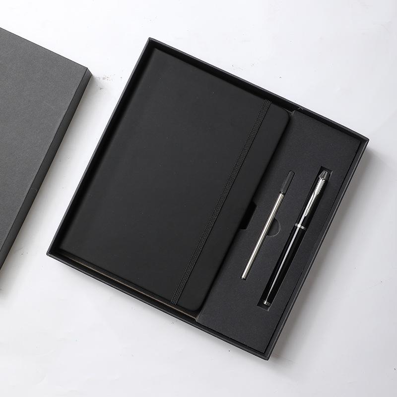 Custom Business Leather Notebook & Diary Gift Set with Logo