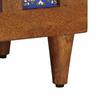 Nightstand Brown 50 X 33 X 62 Cm Solid Mango Wood
