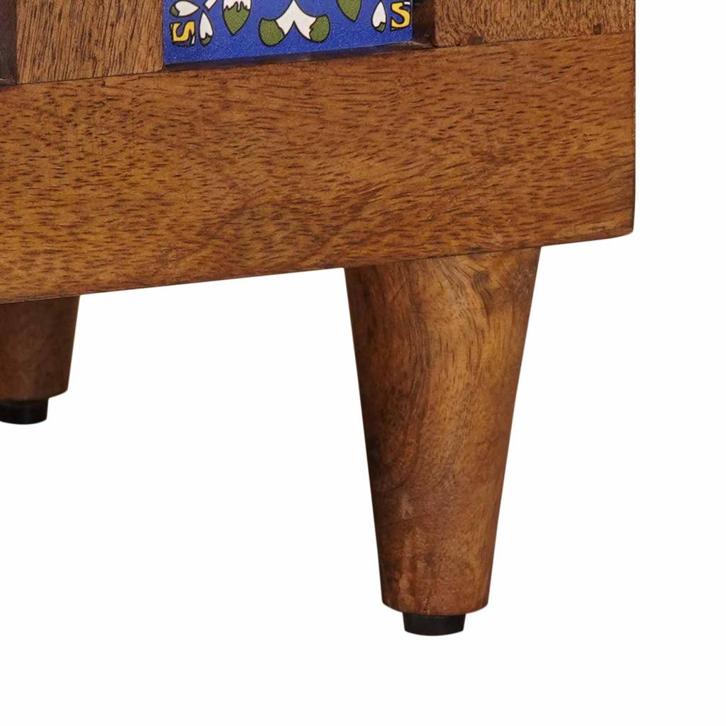 Nightstand Brown 50 X 33 X 62 Cm Solid Mango Wood