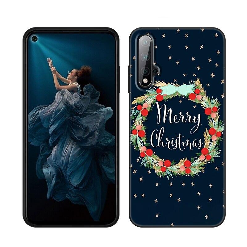 Snehové Veselé Vianoce Puzdro na telefón Pre Huawei Honor 60 50 Mate 40 30 20 10 Lite Nova 9 8 Pro 7 SE Y60 30S 8i 7i 5T Prémiový Kryt