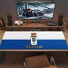 Real Oviedo Benutzerdefinierter Name Große Größe Mauspads Große Gaming-Tischunterlage Rutschfest Laptop Tablet Großes Mauspads XXL Matte Mini-PC-Spielmatte Mit Verriegeltem Rand