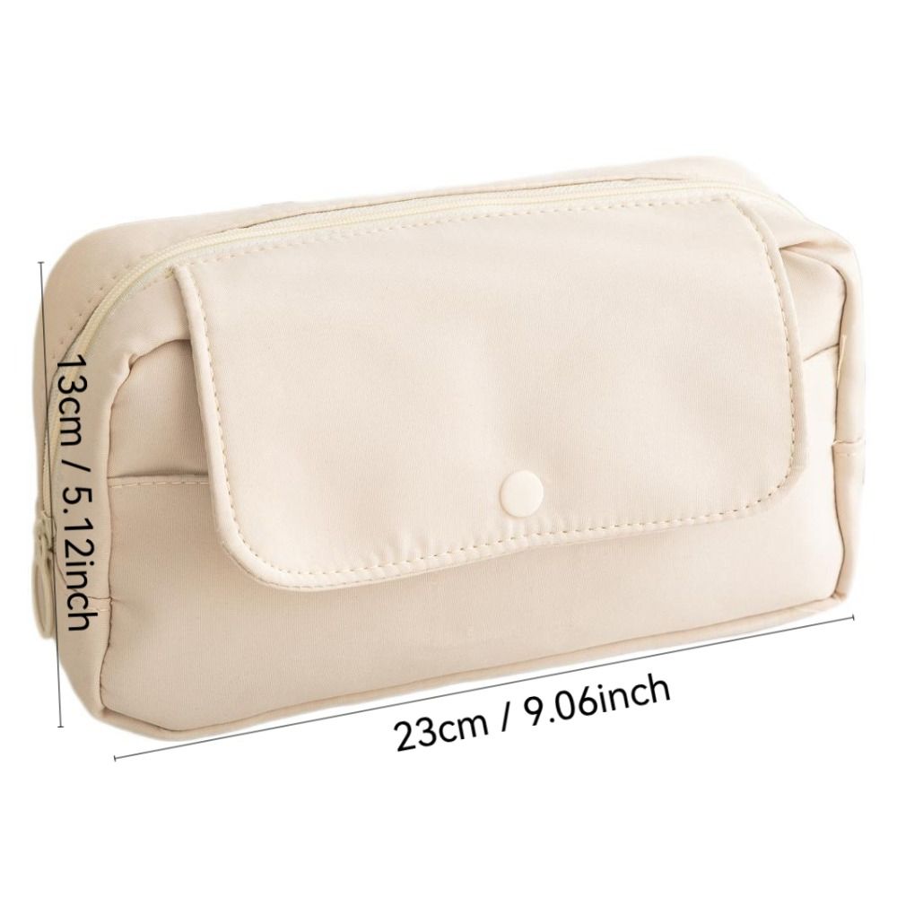 Large Capacity Pencil Case Multifunctional Desktop Stationery Organizer Pouch Cute Pencil Bag