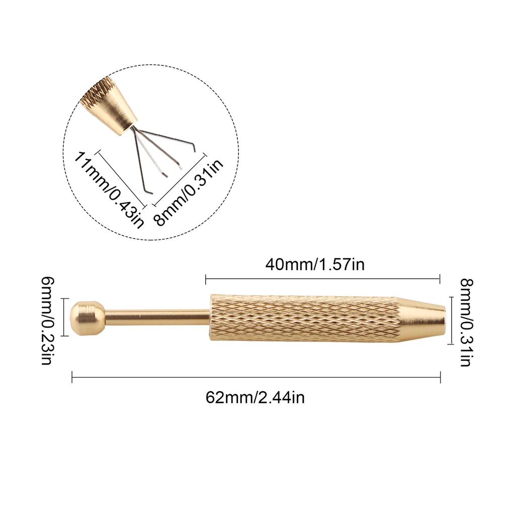 Ferramenta Pegadora de Joias com 4 Garras Pegador de Componentes Eletrônicos Pinça de Garra para Pedras Preciosas Chip Pick-up Pen Ferramenta Manual de Reparo Eletrônico