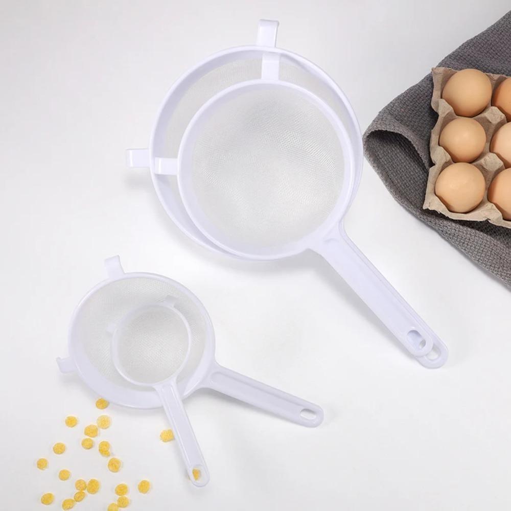 Handheld Colander Fine Mesh Spoon Strainer Kitchen Accessories Flour Sieve  Coffee