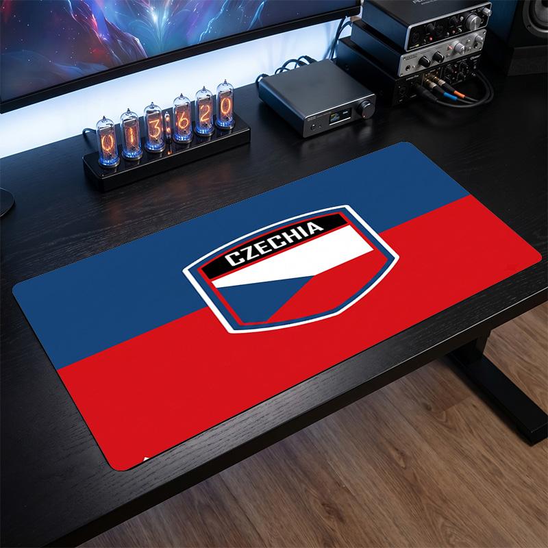Republi Football Crest Mouse Pad, Extended Non Slip Rubber Desk Mat for Gaming Office Laptop Fan Gift
