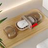 Q1FD Leakproofs Travel Soap Container Soap Dish Soap Organizers With Drain Holes