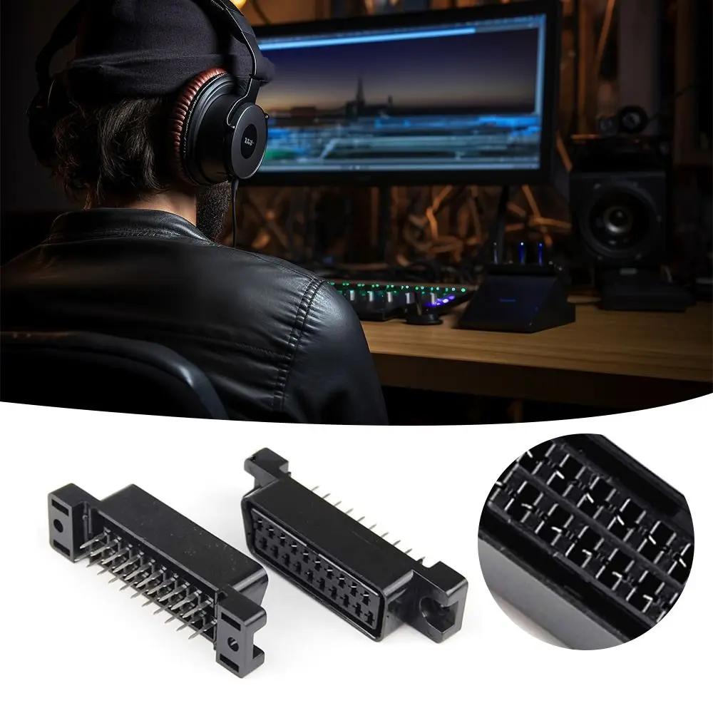 CS Type SCART Socket Connect Port Socket Interface Female Slot Female Socket Connector High quality Double Row Connector