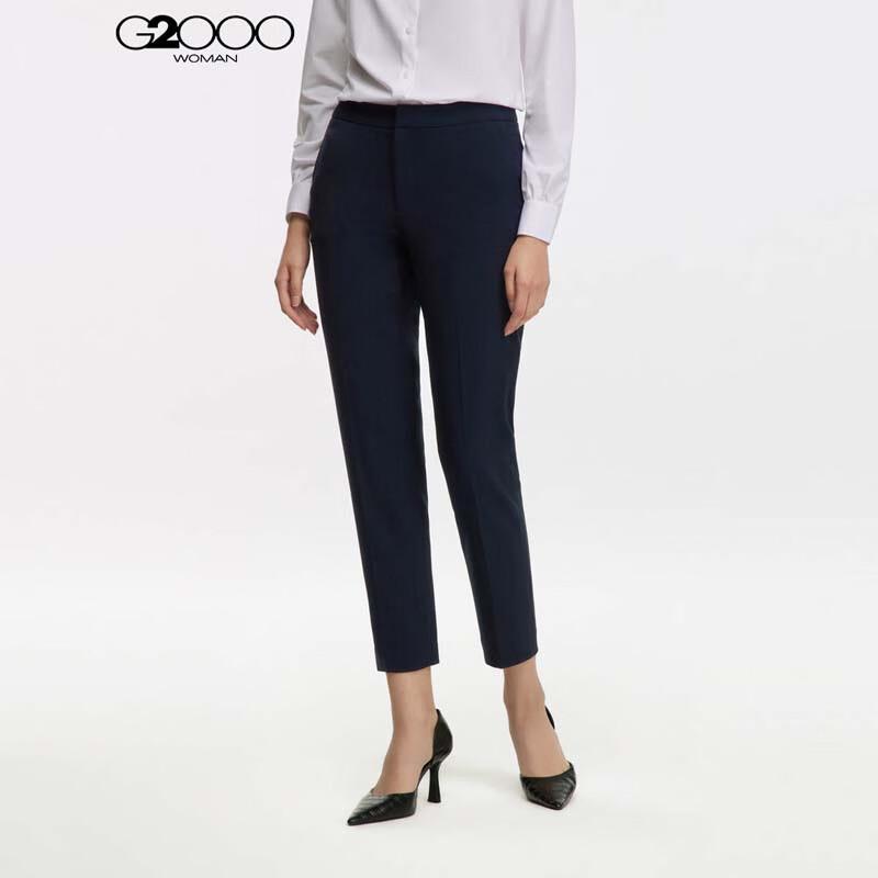 G2000 Women s Mid-High Waist Straight Leg Dress Pants 32