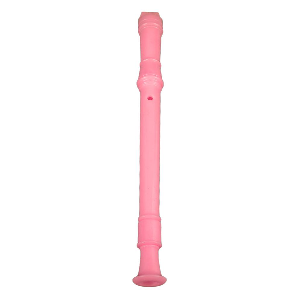 8 Löcher Blockflöte Leicht Tragbar Sopran Blockflöte ABS Klarinette für Schüler Kinder Rosa