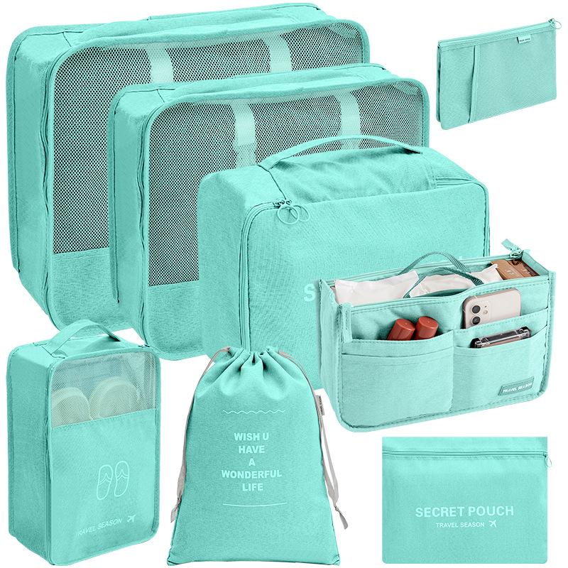 7-Piece Travel Storage & Makeup Organizer Set
