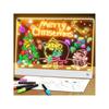 Children's Rechargeable LED Drawing Tablet with 7 Markers, Perfect Christmas Gift