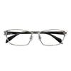 Super Blue Light Cut PC Blue Light Full Blue Light UV UV Fashion Silver Slightly Tough Glasses Glasses, Glasses, 94% Cut, Square, Rim, Metal, Men's,