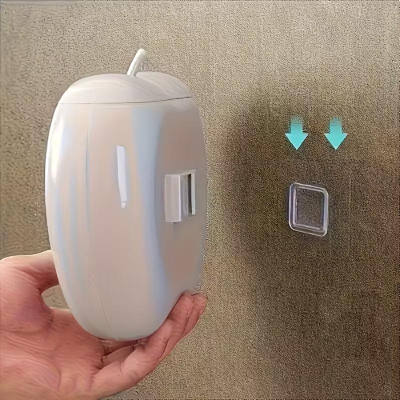 1/2/3PCS Apple Shaped Fresh Keeping Bag DispenserWall Mounted Kitchen Storage Box Plastic BagOrganizer Space Saving Kitchen Tool