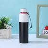 600-1000ml Outdoor Insulated Stainless Steel Bottle, Leakproof Large Capacity Thermos for Camping & Gym