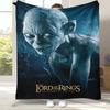 Retro L-Lord of The Rings H-Hobbit Flannel Blanket,Ultra Soft Warm Plush Throw for Home Bedroom Bed Sofa Cover Office Picnic