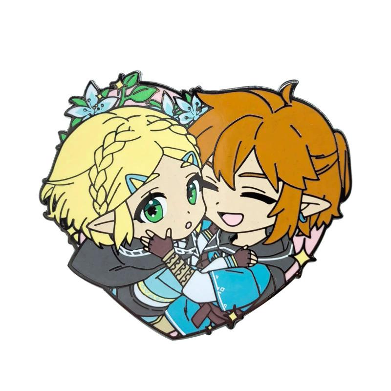 The Legend of Zelda Enamel Pins Anime Zelda Manga Brooches for Women Men Lapel Pins Badges on Backpack Clothes Accessories Gifts
