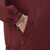 Women's Casual Windproof Windbreaker Jacket - Solid Color, Zipper Cardigan for Middle-Aged & Elderly