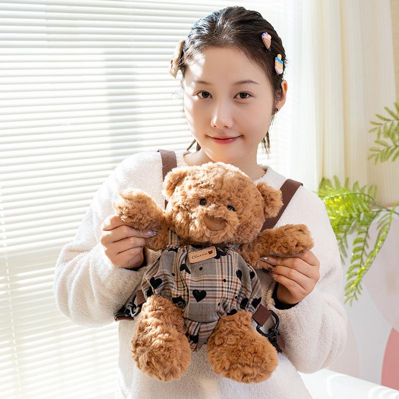 Teddybär Rucksack Ryan Bär Rucksack Plüsch Schultasche Cartoon Puppe Mädchen Kleiner Rucksack Bär Tasche