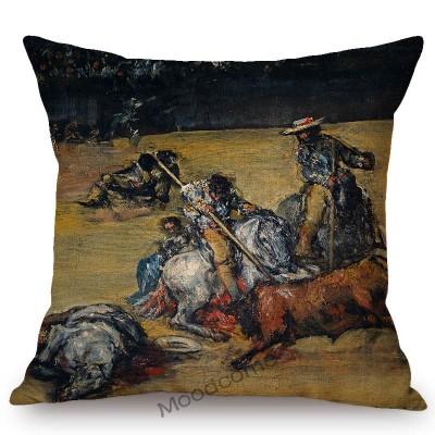 Francisco Goya Most Famous Art Painting Antique Christian Virgin Maria Sofa Throw Pillowcase Bible Store Cushion Cover Case