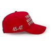 MAGA bestickte Baseballkappe mit US-Flagge, Trump-Unterstützerhut, verstellbare Vintage-Modekappe, 0714 Edition 1129 Edition