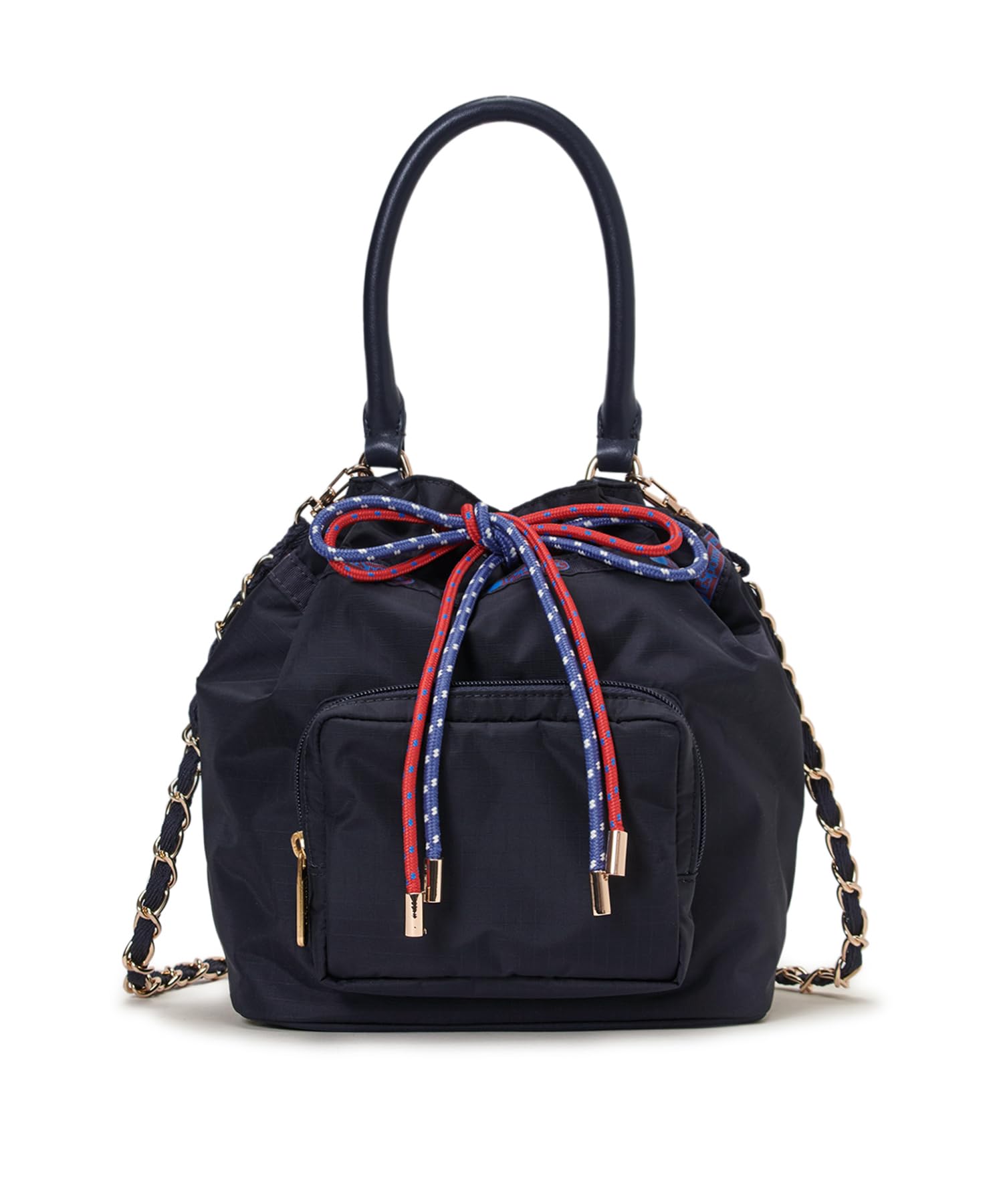 

LeSportsac Shoulder Bag W DRAWSTRING CHAIN Abyss Frost CD [Official] BAG/2103 Women s