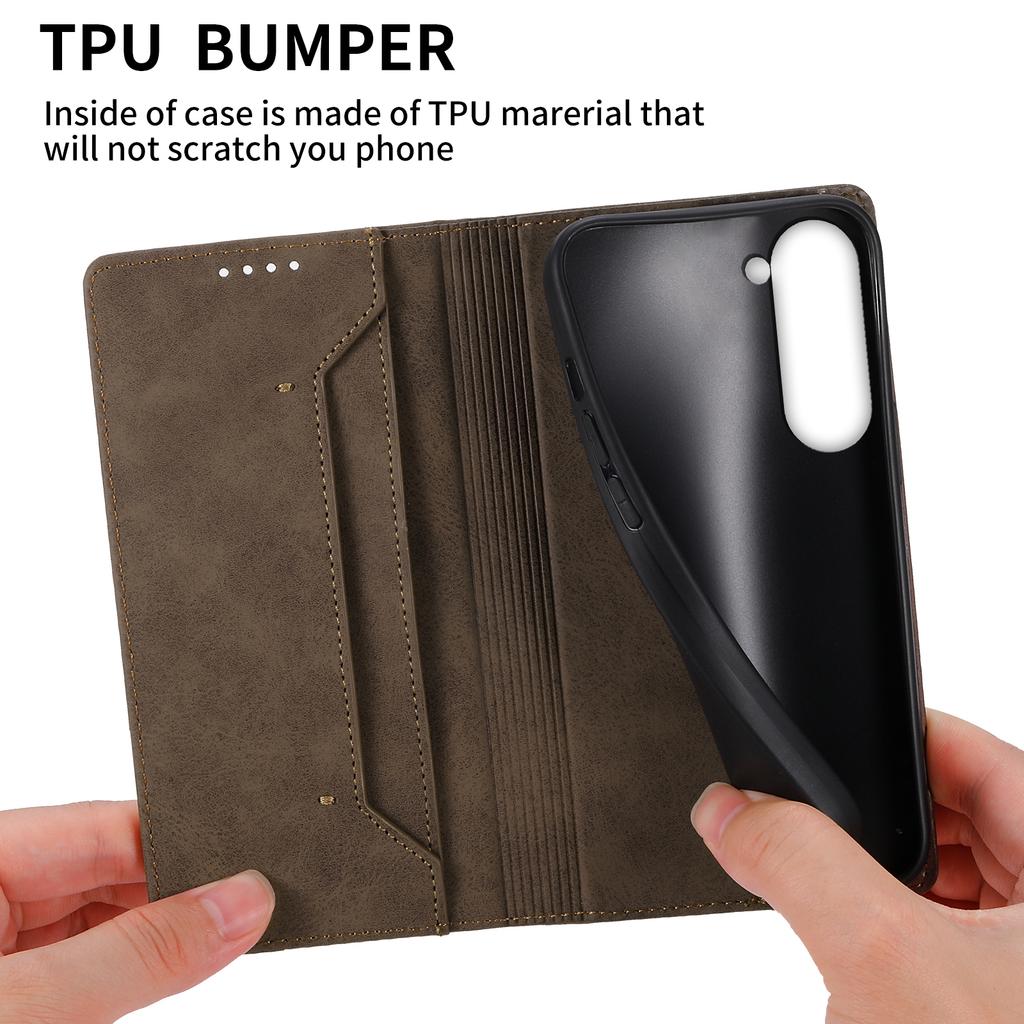Flip Leather Case For Samsung Galaxy S24 Ultra S23 S22 S21 FE S10 Plus A15 A35 A55 A05S A25 5G Card Solt Wallet Phone Cover Etui