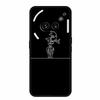 Nothing Phone 2A Luminous Hole TPU Soft Black Case with Simple Line Design