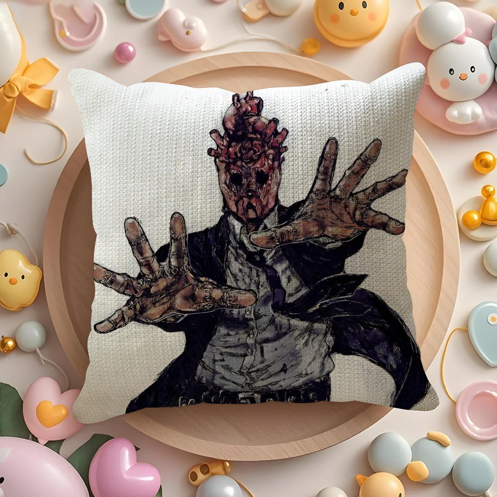 Dark Fantasy Cool Anime D-Dorohedoro Pillow Case Sofa Living Room Bedroom Headboard Backrest Cushion Square Cushion