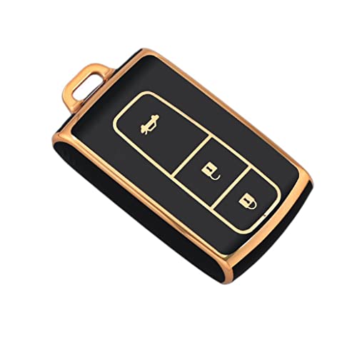 

ZANEKO Чехол для ключей Совместимый с Toyota Daihatsu Tanto Tanto Custom Tanto Exe Move Move Custom Passo Mira Cocoa Boon COO Чехол для ключа (черный)