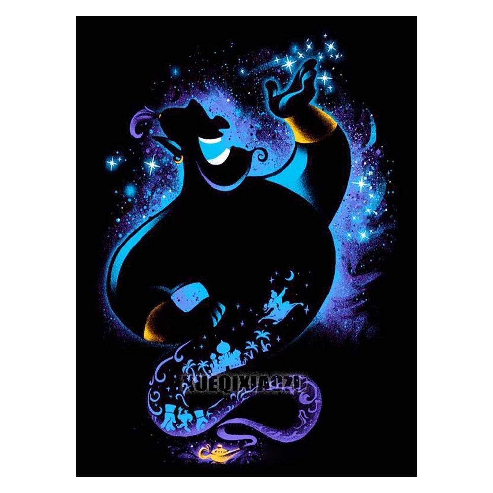 Diamond Painting Disney Moon Princess Mosaic Embroidery Diamond Puzzle DIY Rhinestone Children's Room Decoration Gift