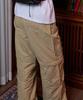 HOODHOOD Multi-Pocket Utility Detachable Pants Beige