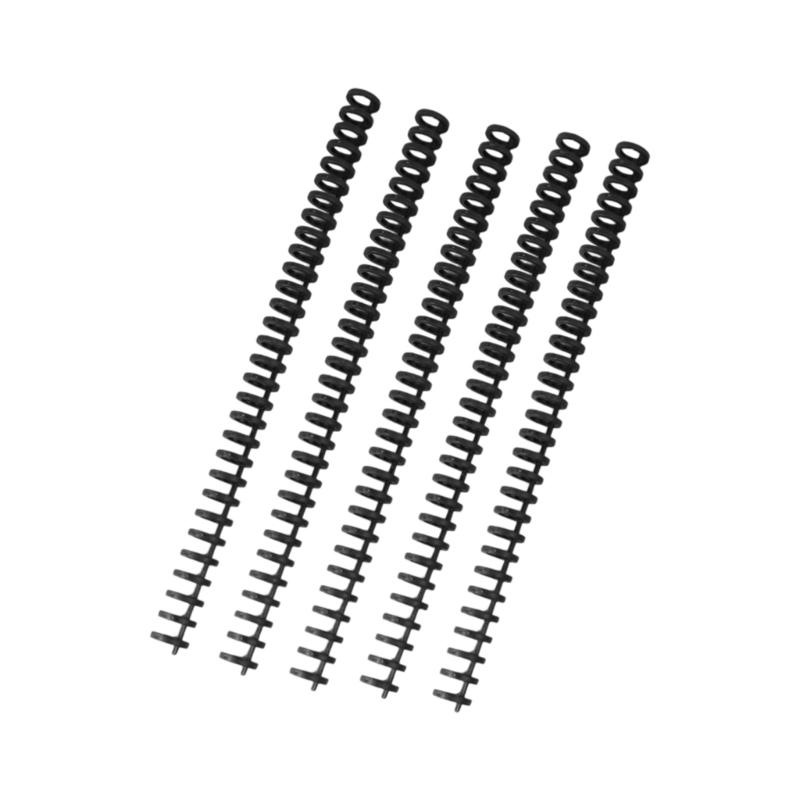 5Pcs 12mm Plastic Binding Comb 30 Rings Binding Coil 30-Rings Binder Spine for Refillable Journal Planner Notebook