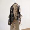 New Fashion Cashmere Women Print Double-sided Scarf  Winter Warm Elegance Shawl Pashmina Female Outdoor Brand Scarves