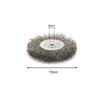 3 Inch 6mm Crimped Stainless Steel Wire Wheel Brush Bench Grinder Abrasive New
