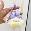 Bowtie Plush Adorable Chick Keychain Cute Cartoon Backpack Doll Accessory