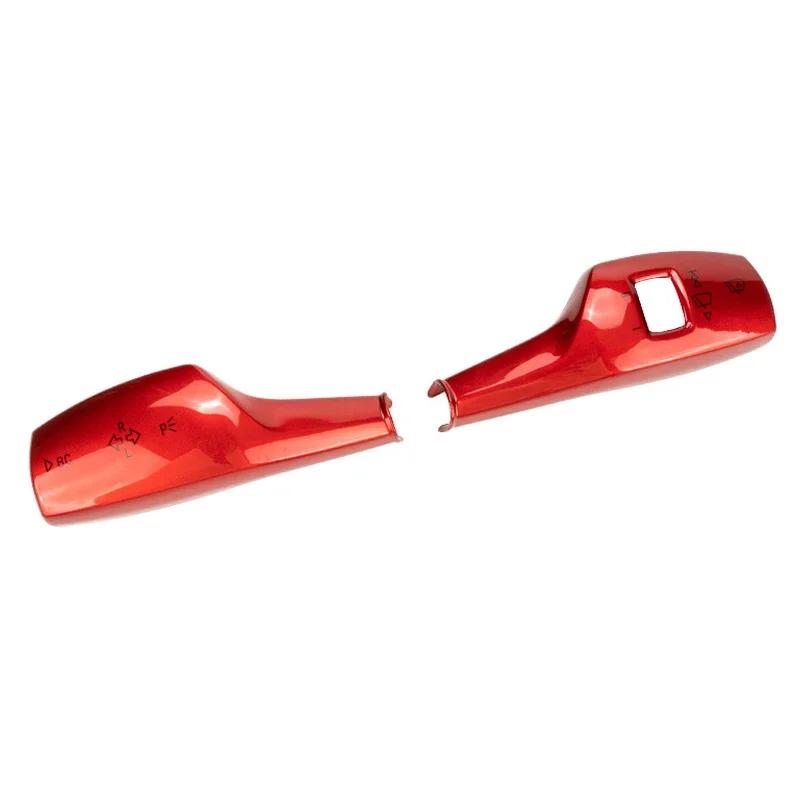 For BMW 1 3 5 6 7 Series GT F30 F35 F20 F21 F10 F11 F07 F01 F02 Gloss Black Car Turn Signal Windshield Wiper Lever Switch Cover