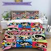 3pcs bedding set Powerpuff Girls Includes 1 Comforter + 2 Pillowcases, Without Pillow Inserts, Soft Comfortable, Lightweight Breathable, Pri