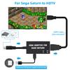 Mcbazel Sega Saturn HDTV To HDMI Converter with Aspect Ratio Converts from To Compatible with Sega Saturn Black Built-in Switch, 43 169, -