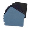 12pcs Square Shape Iron-on Patches Premium Quality Fabric Repair Patches  For Clothing
