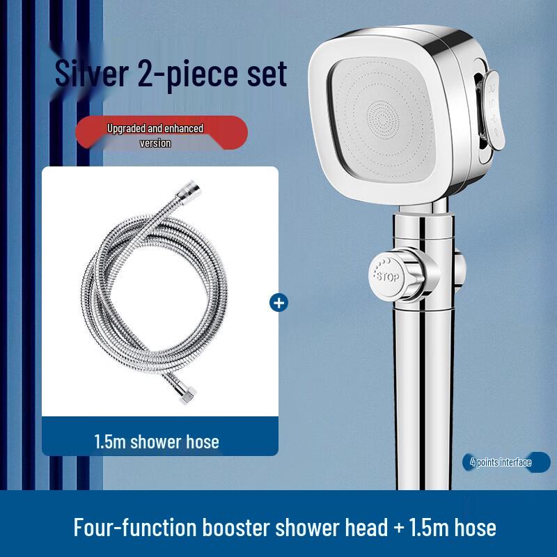 Filtered Pressurized Handheld Shower Head