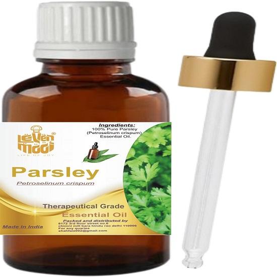 Levenmooi Petržlen (Petržlen záhradný) Čistý a prírodný esenciálny olej terapeutickej triedy v pohári